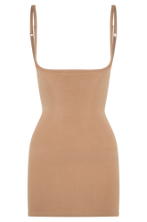 Jocelyn Backless Shapewear Mini Dress - Latte